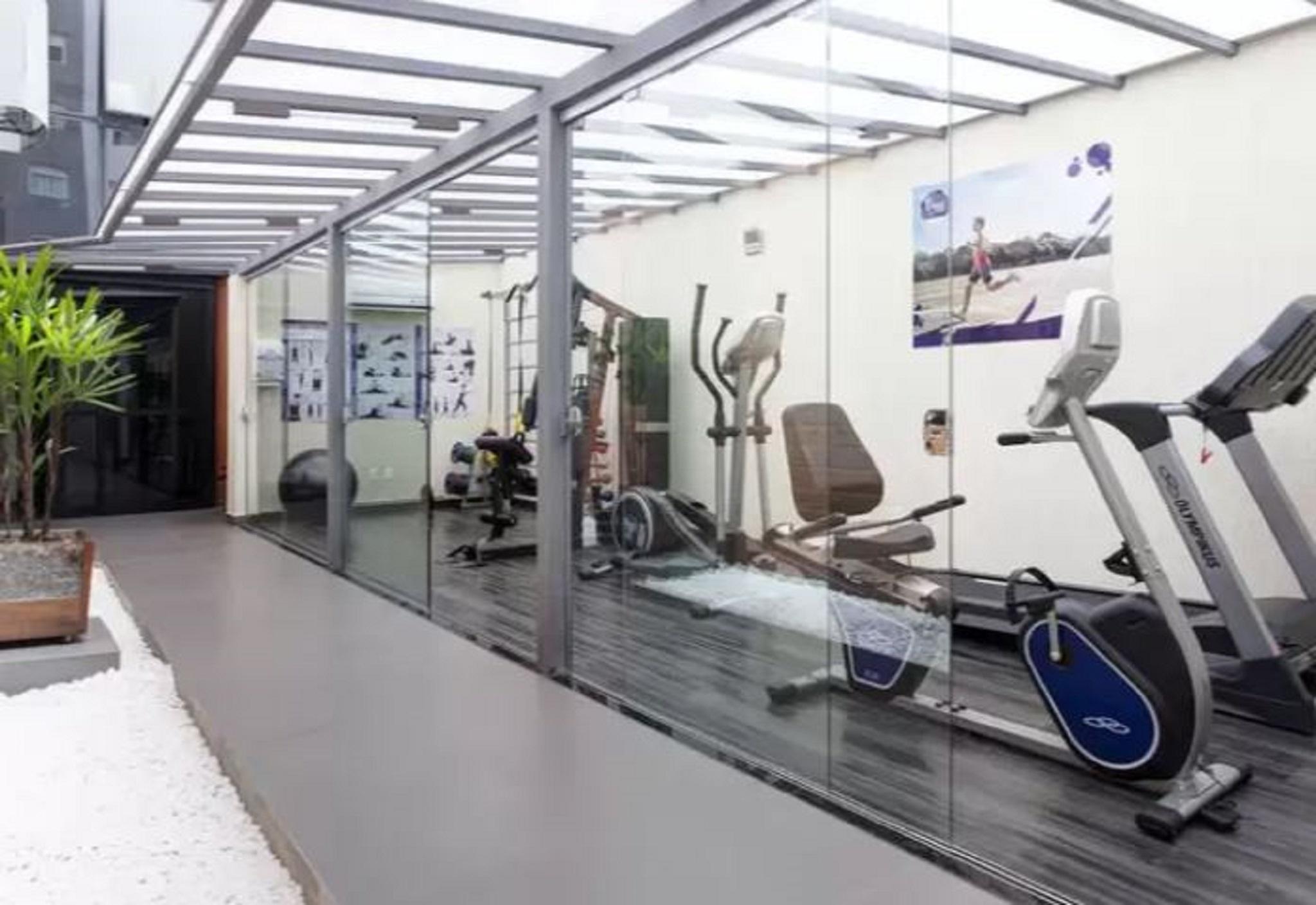 Royal Boutique Savassi Hotel 벨루오리존치 외부 사진 The gym at the hotel